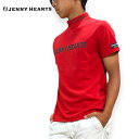 \人気商品/ 日本製 Jenny Hearts Dry Mock Neck Unisex Red ゴルフウェア モックネック ユニセックス メンズ レディース ...
