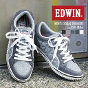【送料無料】EDWIN 軽量 ローカットスニーカー メンズ ...
