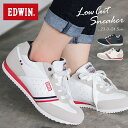 【送料無料】EDWIN スニーカー レディース 軽量 ローカ...