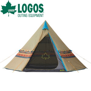 ロゴス LOGOS ナバホ Tepee 400 ワンポールテント ティピーテント テント ファミリー 大型 タープテント タープ 4人 5人用 耐水圧 3000mm キャンプ アウトドア キャンプ用品 アウトドア用品