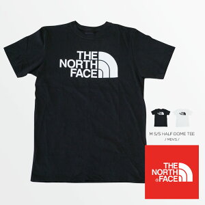 ノースフェイス 半袖 tシャツ シンプル ハーフドーム ボックスロゴ 前 クルーネック メンズ アウトドア ストリート ブランド THE NORTH FACE プレゼント ギフト ワンポイント おしゃれ 人気 黒 ブラック M S/S HALF DOME TEE 送料無料