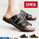 EDWIN サンダル メンズ コンフォート スライドサンダル シンプル ゆったり 疲れにくい 歩きやすい リラックス スリッパ つっかけ コンフォート ワンマイ...