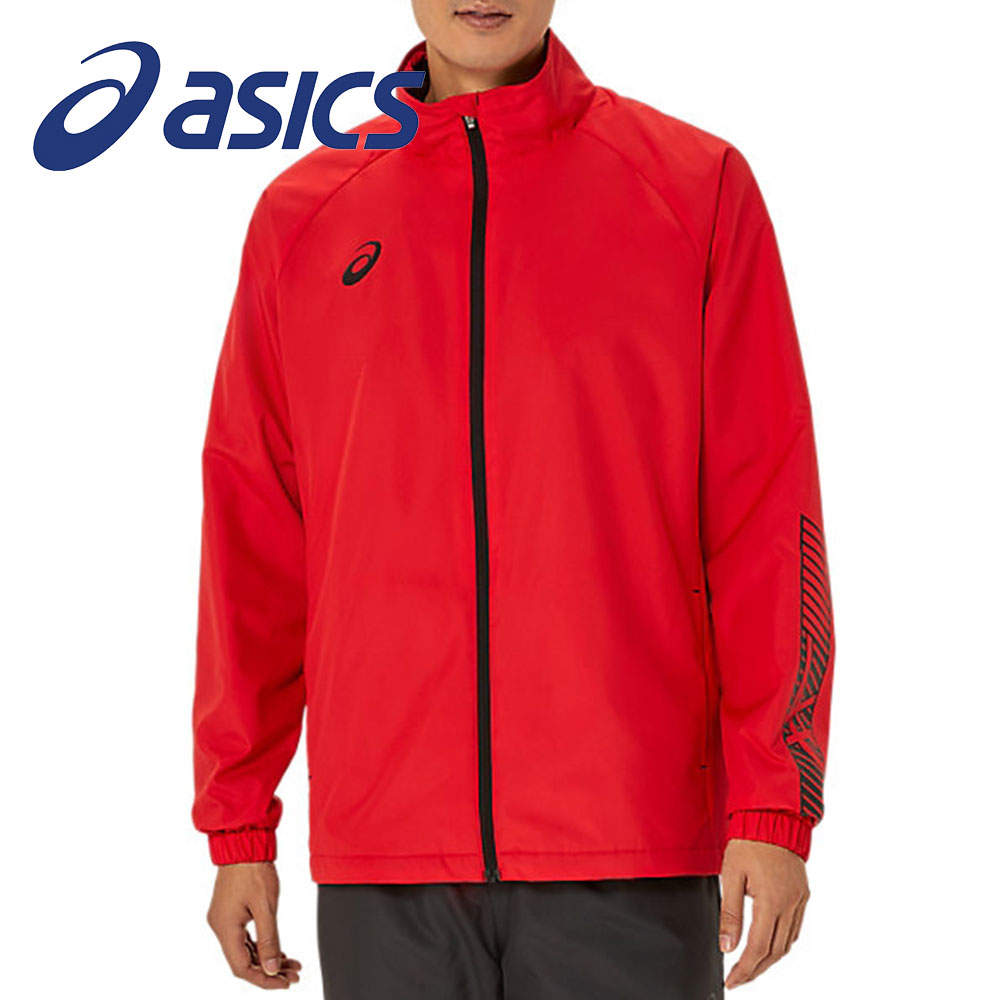 楽天市場】アシックス ウインドブレーカー 上下（カラーレッド