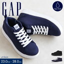 GAP スニーカー レディース メンズ ローカット 防水 歩きやすい 履きやすい 疲れにくい ファスナー シンプル カジュアル アメカジ 春 夏 秋 冬 通勤 ...