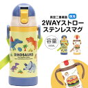 水筒 キッズ ストローマグ 2WAY 350ml 保冷 ベビーマグ ベビー 男の子 女の子 水筒 赤ちゃん トレーニングマグ 子供 幼児 ワンプッシュ 両手ハン...