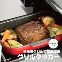 グリルパン 1L 魚焼きグリル グリルクッカー 蓋 ハンドル付き グリルトレー グリルプレート 調理トレー 魚焼き器 魚焼きグリル 魚焼き 魚焼きグリル用 魚 チキン ステーキ 簡単 美味しい 調理 レシピ付 調理器具 AGRC10