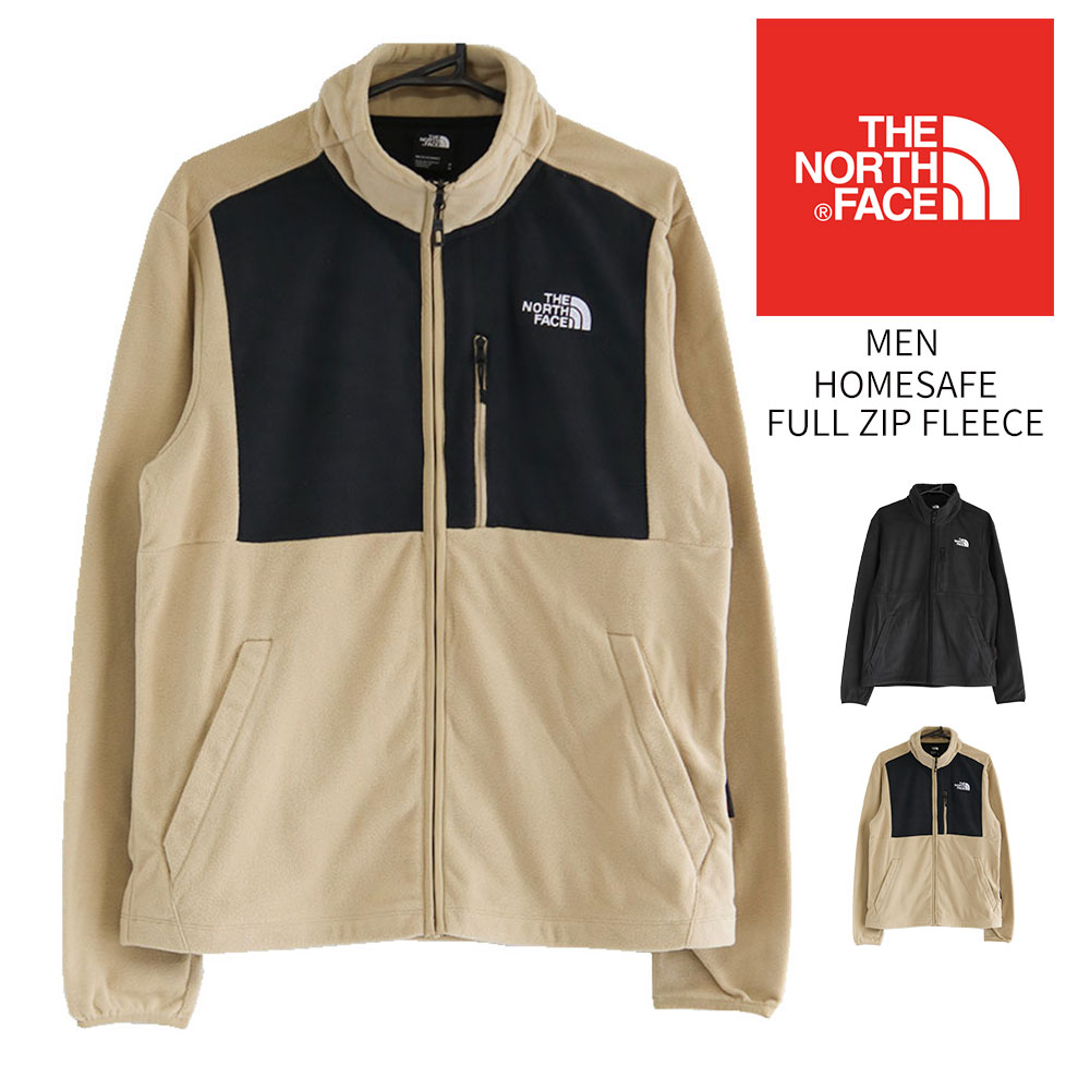 THE NORTH FACE ザノースフェイス フリース ジャケット メンズ アウター ジップアップ フルジップ 防寒 アウトドア キャンプ トレッキング 登山 黒 ブラック ベージュ HOMESAFE FULL ZIP FLEECE NF0A8563