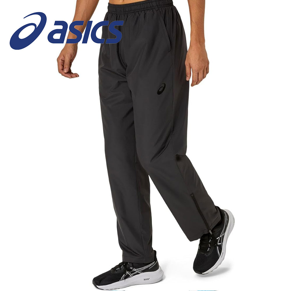 アシックス ジャージ ウインドブレーカー メンズ レディース トレーニング ウェア 長ズボン パンツ ボトムス 裏起毛 防風 防寒 保温 あったか 上着 ウィンドブレーカー スポーツ ジム ランニング ウエア 裏トリコットウインドブレーカーパンツ asics 2031E746