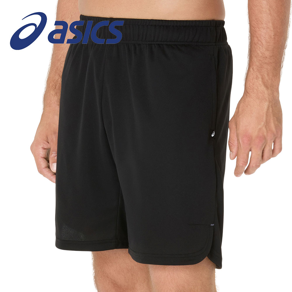 アシックス バスケットボール ハーフパンツ プラクティスパンツ メンズ 2063A409 ワンポイント ロゴ 中学生 高校生 定番 部活 試合 クラブ 練習 スポーツブランド 運動 スポーツ トレーニング バスケ ゲームパンツ 半ズボン 短パン ハーパン 黒 ブラック 緑 グリーン asics
