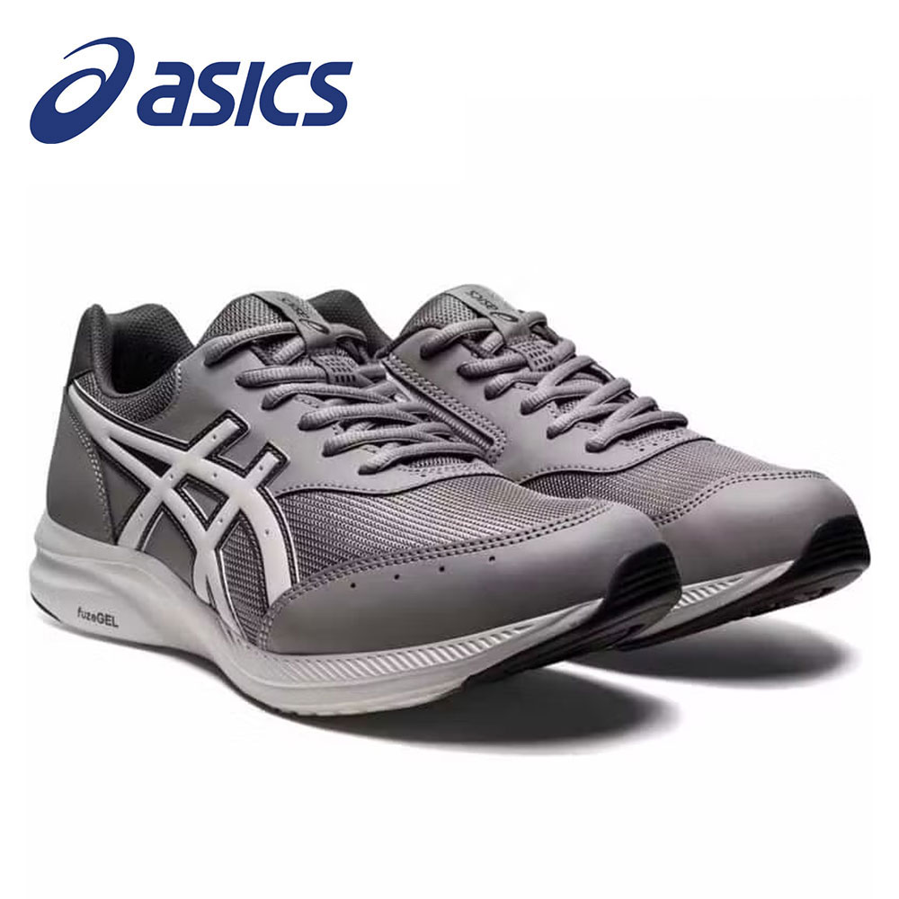 アシックス GEL-FUNWALKER M042 ウォーキングシューズ 幅広 4E ファスナー付き 軽量 クッション スニーカー ブラック ネイビー グレー 001 020 400 asics ジッパー 高齢者 散歩 通勤 旅行 普段履き 1291A042 メンズ