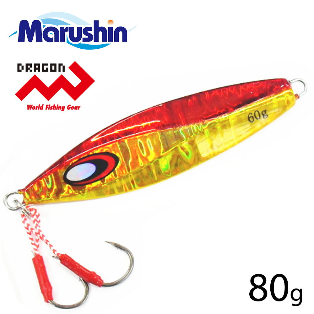 ＼MAX90%OFFセール／ マルシン ペンタトニック レッドゴールド 80g メタルジグ ハードルアー シーバス ..