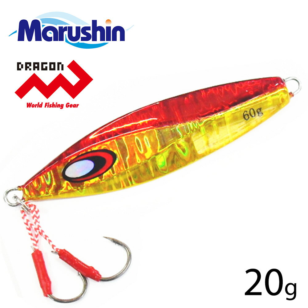 ＼MAX90%OFFセール／ マルシン ペンタトニック レッドゴールド 20g メタルジグ ハードルアー シーバス ..