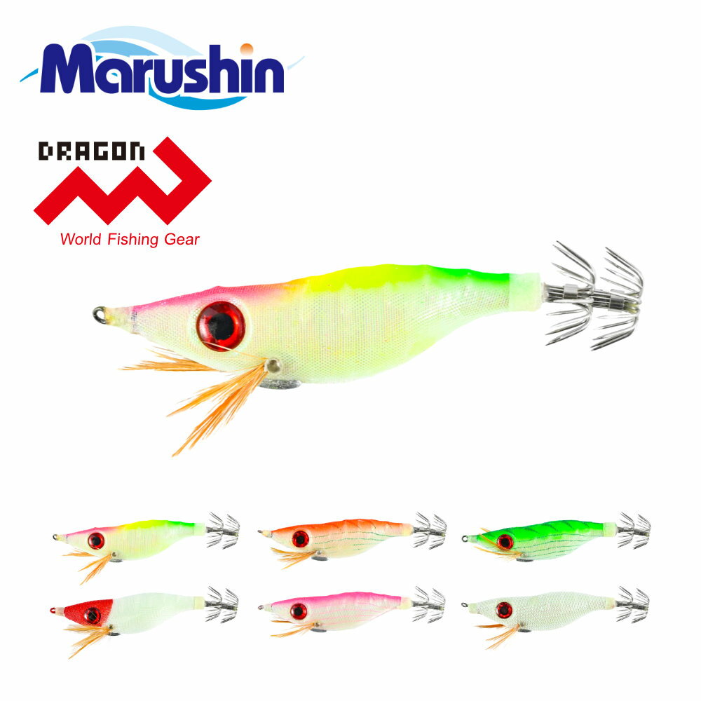 マルシン コウイカバスターII 仕掛け SS S M L 餌木 エギング スッテ ルアー 釣り イカ釣り コウイカ 烏賊 イカ ハードルアー ソルトルアー ソルトウォーター グロー 蓄光 浅場