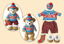 【ディズニーシーで完売】Duffy(ダッフィー)ぬいぐるみSサイズ用♪クリスマス スノーセーターコスチューム☆5点セット☆ディズニーリゾートお土産