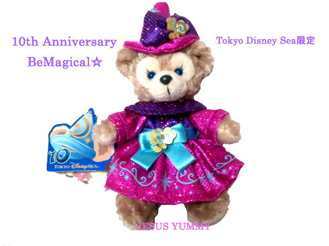 10周年　ぬいぐるみストラップ＆バッチ　ShellieMay　シェリーメイ　東京ディズニーシー　期間限定　お土産　ぬいぐるみバッジ 【DISNEY】