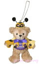 Duffy(ダッフィー)♪2012年ハロウィーン（ハロウィン）コスチュームぬいぐるみストラップ＆バッジ☆てんとう虫バージョン☆激レア★ふっくら可愛いお顔厳選！ディズニーリゾートお土産袋付き♪9月3日発売予定！