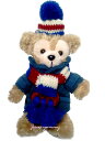 Duffy ダッフィー Pコートコスチューム ぬいぐるみバッジ ストラップ(ボールチェーン) ニット帽 東京ディズニーシー お土産 【DISNEY】