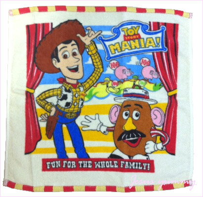 楽天JESUS　YUMMY【SALE】ディズニー　トイストーリー マニア　ウッディ　TOY　STORY　☆　ウォッシュ・タオル♪ 【ディズニーシー限定】☆東京ディズニーリゾートお土産♪【ネコポス対応】【Disney】