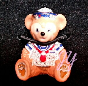 ヴェラ ベラ Duffy(ダッフィー)☆デコレーション・ダッフィー♪スワロフスキー 東京ディズニーリゾートお土産袋付き!【東京ディズニーシー限定】【お顔厳選】【DISNEY】