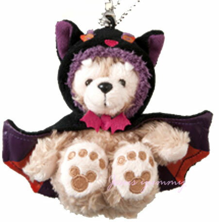 【希少】 Duffy ダッフィー ねこ ♪2013年 ハロウィーン コスチューム お座り ぬいぐるみ ストラップ ☆ 2013バージョン☆激レア ハロウィン イケメンなお顔厳選 ディズニー お土産袋付き 【DISNEY】