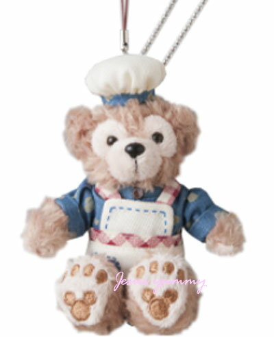 スウィート　ダッフィー　ぬいぐるみ　お座り　ストラップ　シェフ　とってもかわいいお顔厳選　SWEET DUFFY　スウィートダッフィー　2014　バレンタ　【DISNEY】