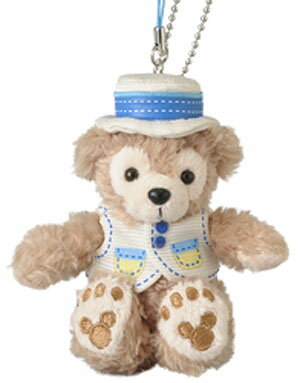 スプリングヴォヤッジ限定 ダッフィー Duffy お座り ぬいぐるみ ストラップ 2014 東京ディズニーシー お土産 【お顔厳選】【DISNEY】