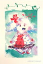プードル リリー Lily 画家・村田旭作 オリジナル・ポストカード 絵はがき 葉書♪【クロネコDM便対応】