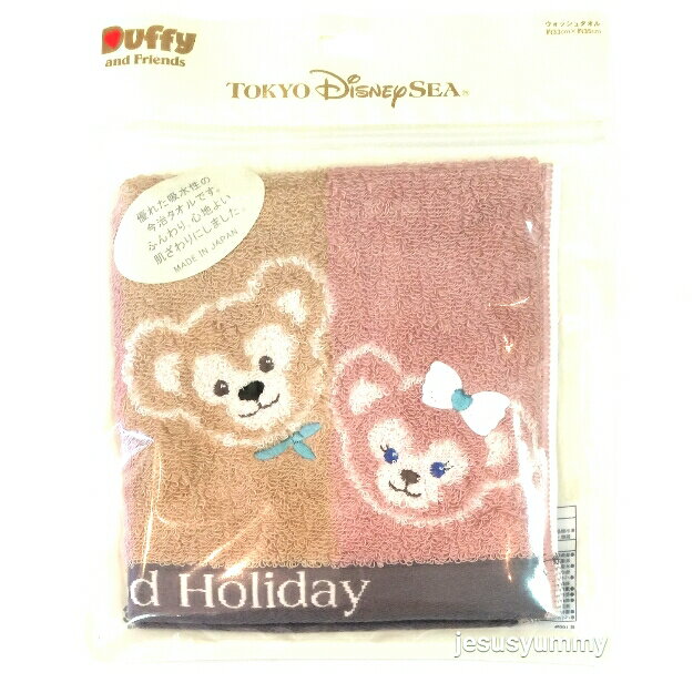 ダッフィー　シェリーメイ　ウォッシュタオル　今治タオル　ケープコッドの休日 ケープコッドホリデー グッズ　2018　東京ディズニーシー限定 【DISNEY】【ネコポス対応】のサムネイル
