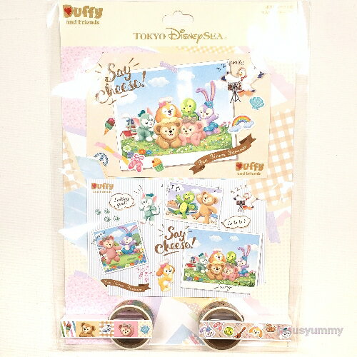 楽天市場 ポストカード マスキングテープ 文具 ダッフィー フレンズのsay Cheese 東京ディズニーシー 限定 お土産 Disney ネコポス対応 ｊｅｓｕｓ ｙｕｍｍｙ