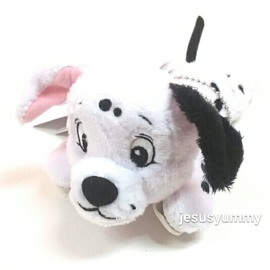 101匹わんちゃん　ぬいぐるみ　肩のせ　ボールチェーン　クリップ　くっつきぬいぐるみ　東京ディズニーリゾート　限定　お土産 　ストラップ【DISNEY】のサムネイル