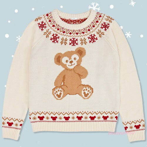 ダッフィー　セーター　ダッフィーのウィンターホリデー　ユニセックス　S,M,L　クリスマス　2019　Duffy & Friends　東京ディズニーシー限定　東京ディズニーリゾート　お土産 【DISNEY】