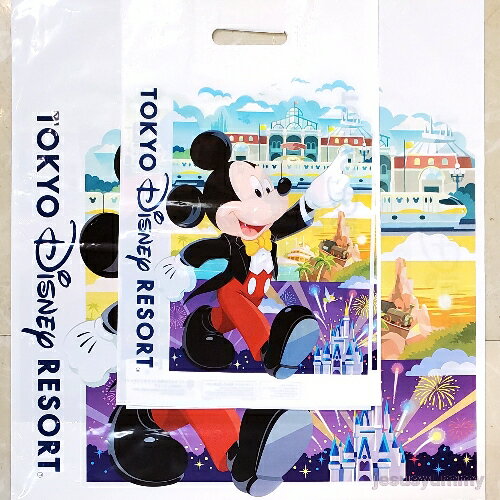 ディズニー お買い物袋 5枚 L1枚、M4枚 ☆ギフト用に♪ ミッキー ミニー ラッピング 東京ディズニーリゾート限定