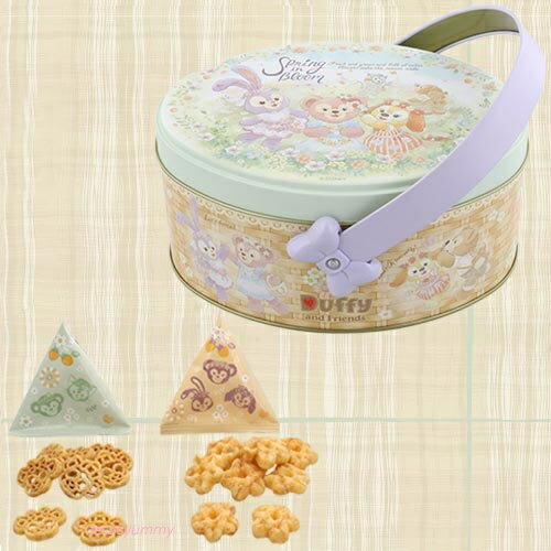楽天市場 パスタスナック 米粉スナック 缶 ダッフィー フレンズのスプリング イン ブルーム 21 春 スナック菓子 東京ディズニーシー限定 お土産 お菓子 Disney ｊｅｓｕｓ ｙｕｍｍｙ