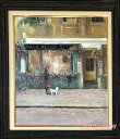 絵画 「Gift Shop」 油彩画 油絵 原画 風景画 F10 イギリス イングランド お店 お部屋に飾る絵 Yumi Kohnoura 神之浦由美 ヨーロピ...