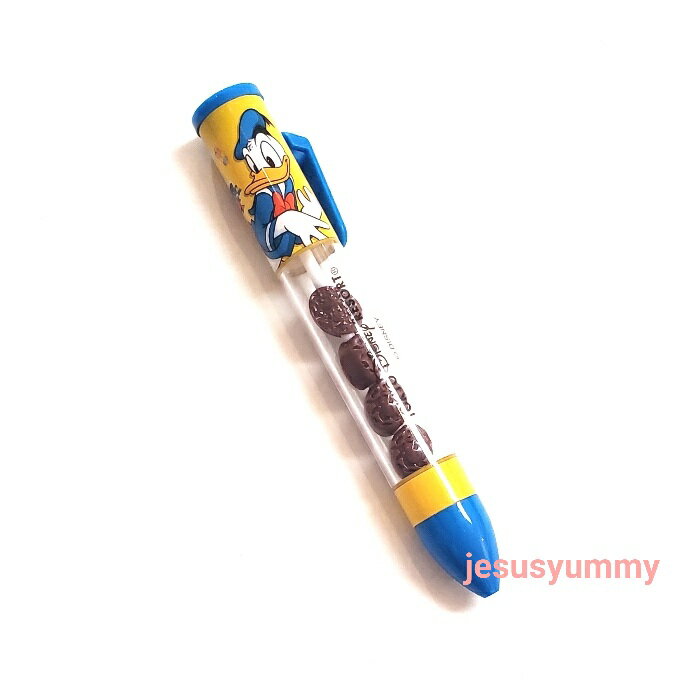 ボールペン　パークのお菓子モチーフ　ドナルド　チョコレートクランチ　デザイン　東京ディズニーリゾート限定　お土産　【DISNEY】【ネコポス対応】のサムネイル
