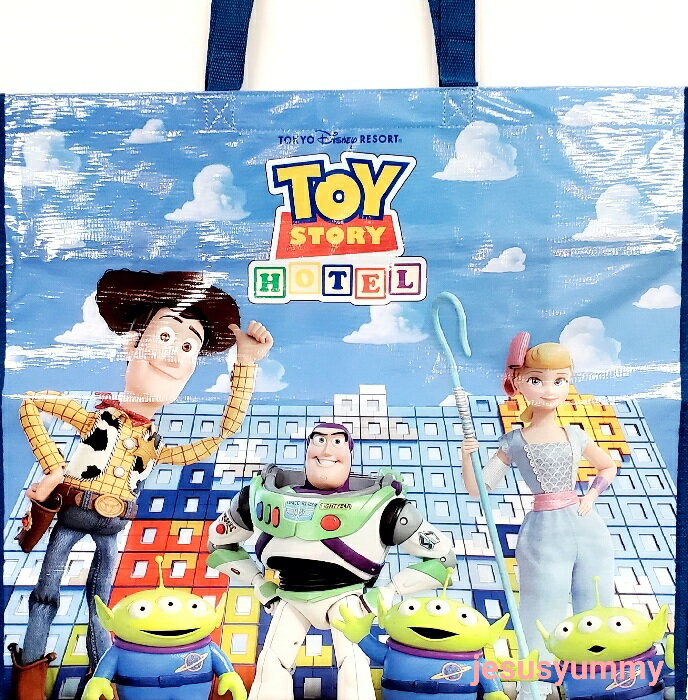 東京ディズニーリゾート限定　トイストーリーホテル　ショッピングバッグ　M　TOY STORY HOTEL　エコバッグ　お土産