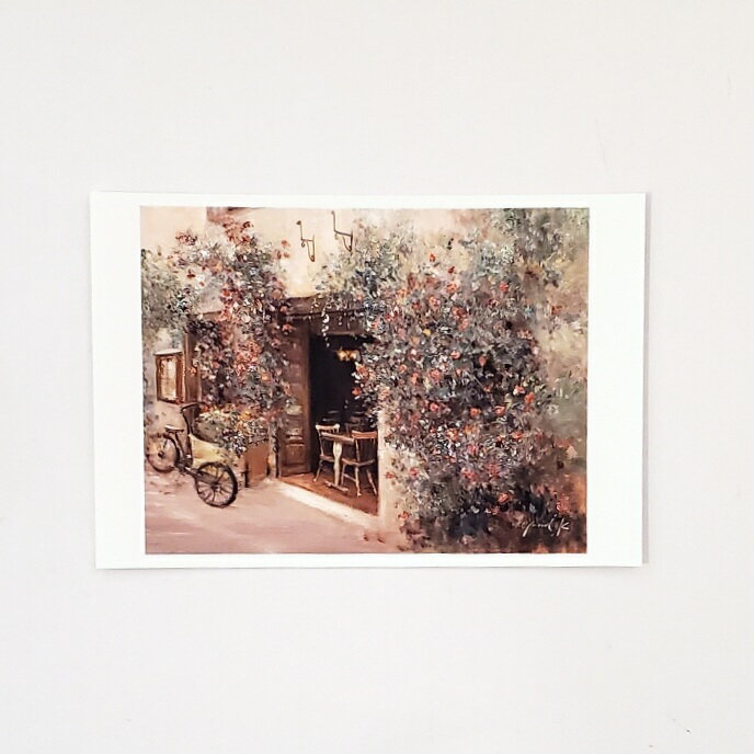 「蔓薔薇の咲くカフェ」　Yumi Kohnour