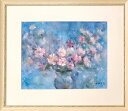 絵画 原画 「Mirage 〜 蜃気楼」 水彩/パステル F6 アンティークホワイト 木製額付き お部屋に飾る絵 Yumi Kohnoura 神之浦由美 静物画...