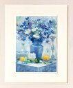 絵画 原画 「Dreams come true!!」 水彩/パステル F4 アンティークホワイト 額付き お部屋に飾る絵 Yumi Kohnoura 神之浦由美...