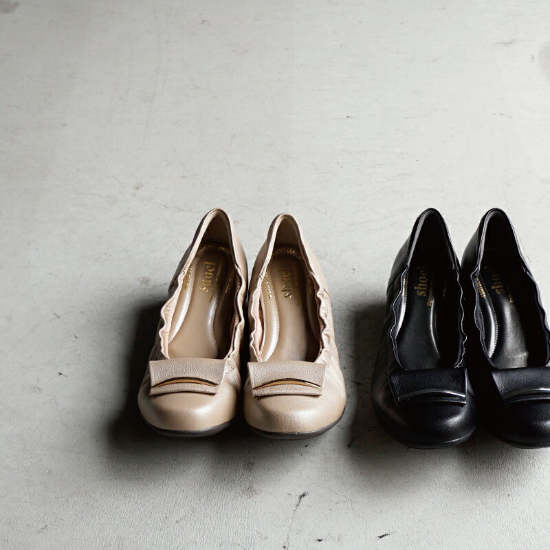 【期間限定30％OFFクーポン対象】入学式 入園式 卒業式 卒園式 ママ レディース 通勤 仕事 メタルバーモチーフ レザーパンプス レザー パンプス 歩きやすい 痛くない 疲れにくい 長時間 本革shoel シュール メタルバーモチーフレザーパンプス 5799