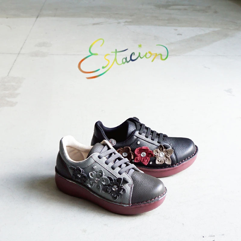 【2足セット】エスタシオン フラワーモチーフ 945f720bf6cbc4120ac70b2c0c7699