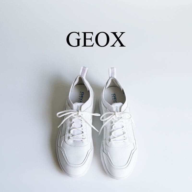 Rakuten - 【SALE】30％OFF！スニーカー メンズ レザー レザースニーカー 歩きやすい 疲れにくい 通勤 仕事 きれいめ GEOX ジェオックス U35BYB