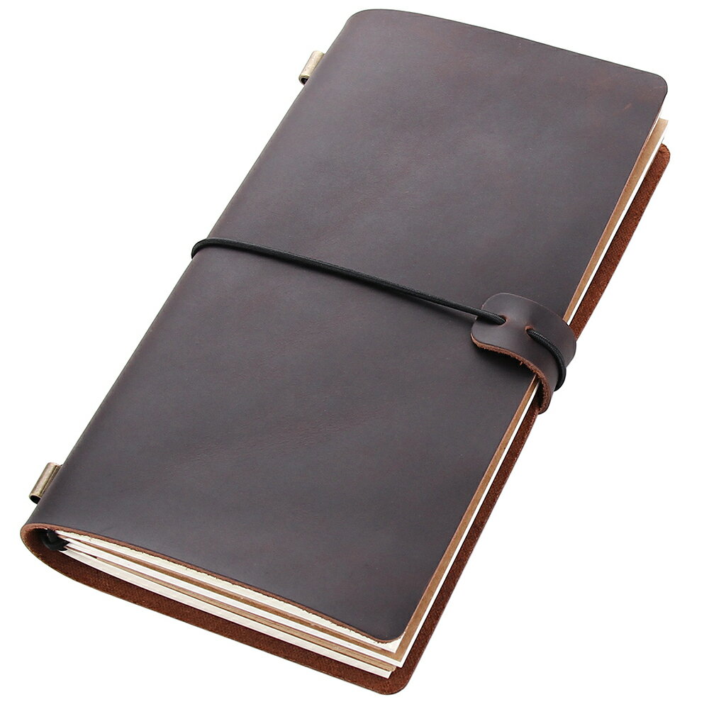 システム手帳 Lハンドメイド ROTERDON ビジネスノート 本革メモ帳 多機能ブ付き手帳 組立式手帳 高品質レザー手帳 復古ノート スケジュール帳 手作り手...