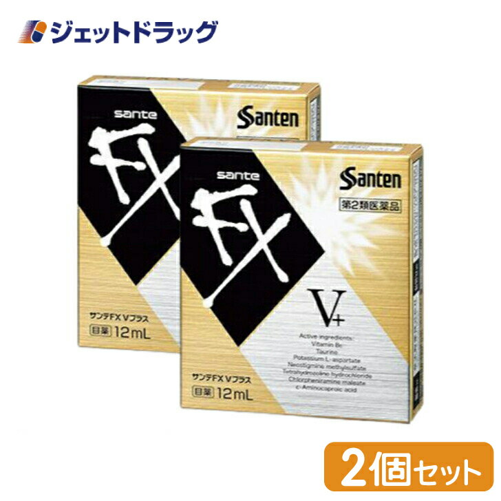 【第2類医薬品】サンテFX Vプラス 12mL 2個 セルフメディケーション税制対象