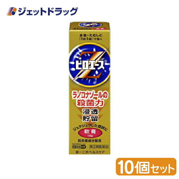 【第(2)類医薬品】ピロエースZ軟膏 15g ×10個 ※セルフメディケーション税制対象商品