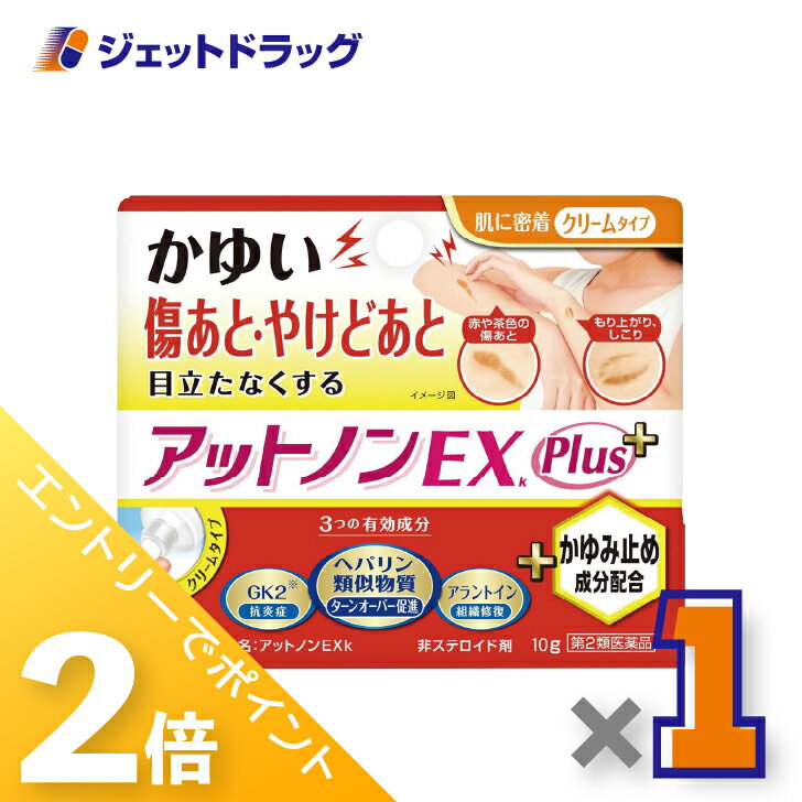 ≪15日はジェットの日！全商品P2倍！≫【第2類医薬品】アットノンEXk Plus 10g ×4個