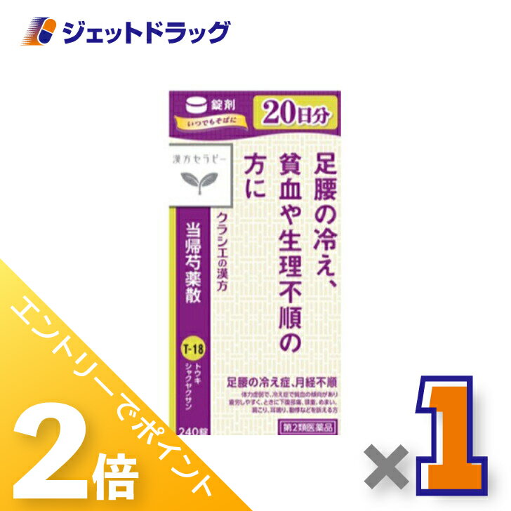 ≪1日はジェット日！全商品P2倍＆限定クーポン有≫【第2類医薬品】クラシエ当帰芍薬散錠 240錠のサムネイル