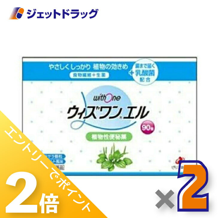 ≪1日はジェットの日！全商品P2倍！≫【第(2)類医薬品】ウィズワンエル 90包 ×2個
