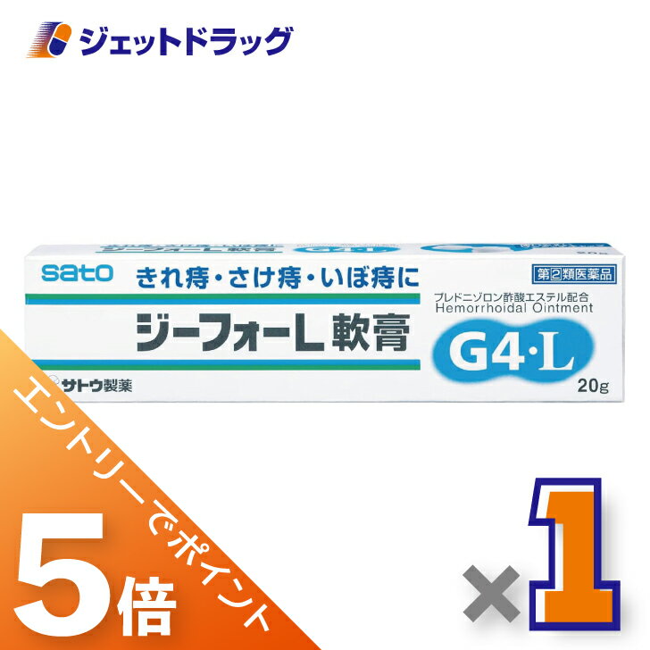 ≪スーパーSALE開催中！全商品P5倍！10日は限定先着クーポン有≫【第(2)類医薬品】ジーフォーL軟膏 20gのサムネイル