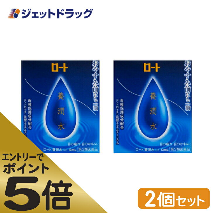 楽天ジェットドラッグ　楽天市場店≪マラソン期間中はキャンペーンエントリーで全商品P5倍！25日限定先着クーポン有≫【第3類医薬品】ロート養潤水α 13mL ×2個